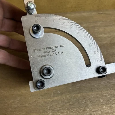 Placa sinusoidal de mesa de ángulo inclinable Sherline 3750 para tornillo de fresado Foto 1 de 4