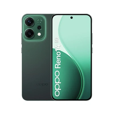 Cellulare Smartphone OPPO Reno 14 5G 6.59" 12+512GB Luminous Green VERDE - Immagine 1 di 4