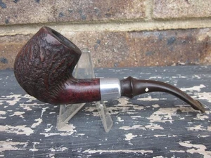 Vintage Dr. Grabow Omega Carved Bent Billiard Tobacco Smoking Pipe Briar Wood - Imagen 1 de 8