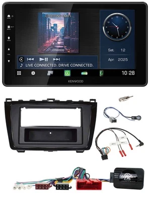 Kenwood Lenkrad Bluetooth USB DAB Autoradio für Mazda 6 2010-2012 klavierlack - Bild 1 von 4