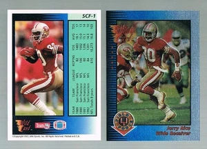 1993 Wildcard Super Chrome Field Force Jerry Rice #scf-1 49ers - Imagen 1 de 1