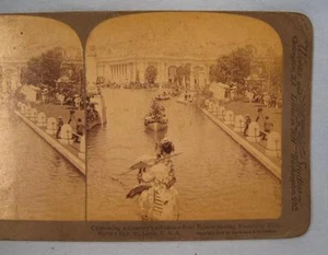 Stereoview Underwood Celebrando A Century's Advance Feria Mundial de San Luis EE. UU. (O) - Imagen 1 de 4