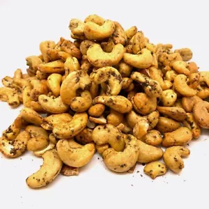 Salt & Pepper Cashews 5 Pounds Premium Gift Bulk Snack Nuts FREE SHIP USA - Picture 1 of 3