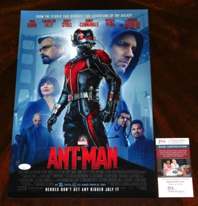 PAUL RUDD SIGNED ANT-MAN 12X18 MOVIE POSTER JSA COA MARVEL!!! - Picture 1 of 1