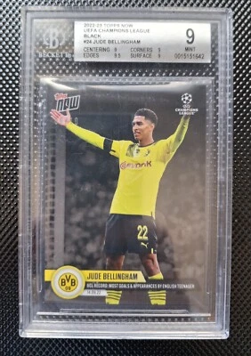 Jude Bellingham Topps Now UCL Record 06/10 BGS 9 - Image 1 of 2