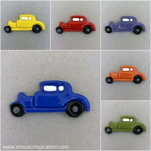 CERAMIC CAR - Vintage ~ Mosaic Tile, Mosaic Inserts, Art, Craft - Picture 1 of 14
