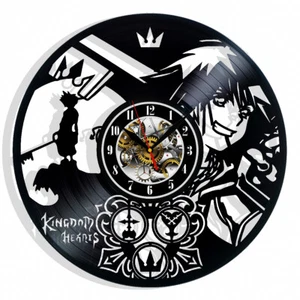 Kingdom Hearts Vinyl Wall Clock Gift Birthday Holiday Art Home Room Decor Design - Picture 1 of 5