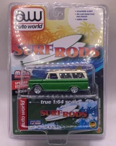 AUTOWORLD MiJo Exclusive Surf Rod 1965 Chevrolet Suburban Custom 1:64 Limited - Bild 1 von 3