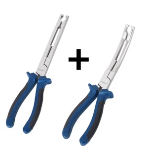 Spezial Glühkerzen Stecker Zange Glühkerze Zündkerze Werkzeug Gerade Gebogen 2x - Bild 1 von 19