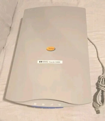 HP ScanJet 5300C Flatbed Scanner-tested Working Great  - Image 1 of 4