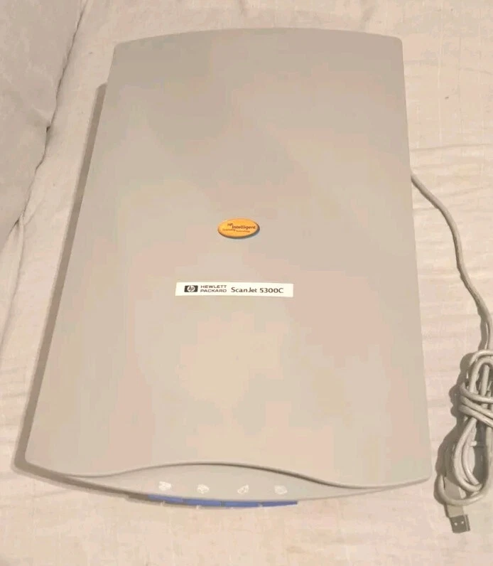 HP ScanJet 5300C Flatbed Scanner-tested Working Great  - Image 1 of 4
