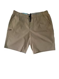 Wetterfeste Vintage Performance Weather-Flex Tech Herrenshorts hellbraun Größe XL neu mit Etikett - Bild 1 von 6