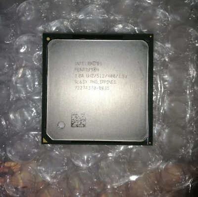 Processore Intel® Pentium® 4, 1,80 GHz, 512 KB di cache, FSB 400 MHz, socket 478 - Immagine 1 di 4