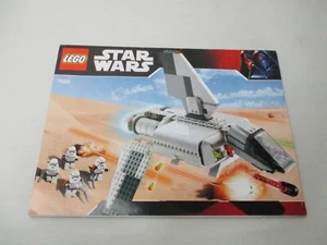 RETIRED LEGO STAR WARS #7659 IMPERIAL LANDING CRAFT SHUTTLE INSTRUCTION MANUAL - Picture 1 of 3