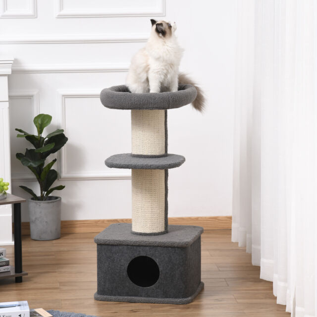 Gato preto marcel scratcher-scratcher árvore para gatos, parque de jogos de  gato com colunas de sisal, brinquedo de gato com vasos, móveis de gato para  afiar unhas, plataformas de atividade - AliExpress