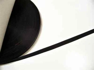 Black Grosgrain Ribbon 3/8 inch wide x 10 yards Schiff Nylon Strapping B54 - Picture 1 of 5