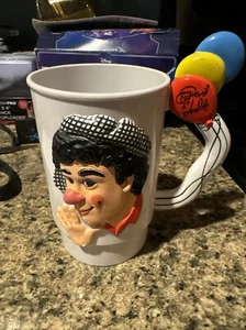 Ringling Bros Cup Barnum And Bailey Circus Mug 3d Clown Plastic Cup Vintage Mug - Picture 1 of 5