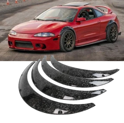 4.5" Fender Flares Flexible Wide Body Kit Wheel Arches For Mitsubishi Eclipse GS Foto 1 de 4