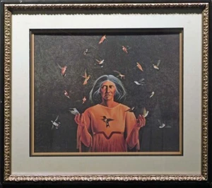 Frank Howell "Reunion" with custom frame Make an Offer - Picture 1 of 4