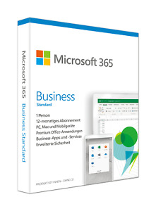 Microsoft Office 365 Business Standard / 1 User 1 Jahr / Bis zu 15 Geräte Lizenz