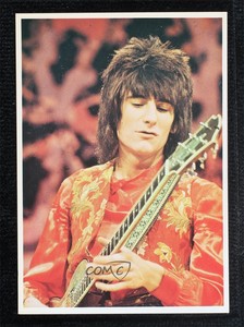 1974 Panini Top Sellers Picture Pop Stickers Ron Wood #66 07ap