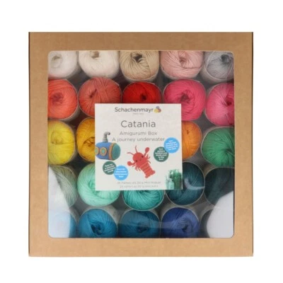 Schachenmayr ::Catania Amigurumi 20gx25 Skein Color Pack:: 100%Cotton Underwater