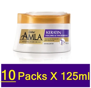 Dabur Amla Crema Capilar Proteína Espesor Fortalece Cabello (Pack de 10 X 125ml) - Imagen 1 de 8