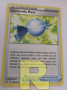 Caramella Rara / Rare Candy ® Scudo e Spada 180/202 ® Non Comune ® Italiano - Picture 1 of 1