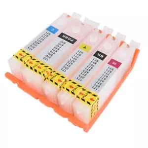 PGI-480 481 refillable ink cartridge permanent chip For canon TS704 TS6140 S6240 - Picture 1 of 11