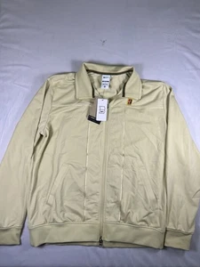 Nike Court Summer Heritage Mens Full Zip Jacket Yellow DC0620-783 Size L NWT - Picture 1 of 7