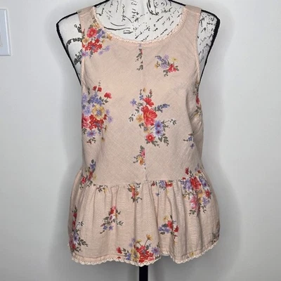 Camiseta sin mangas ajustable sin mangas floral AMERICAN EAGLE OUTFITTERS talla L Foto 1 de 4