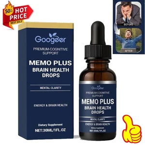Brain Health Drops Natural 30ml Brain Memory Supplements HOT = 50%OFF - Picture 1 of 20