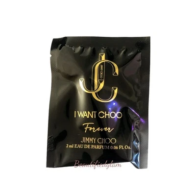 Jimmy Choo I Want Choo Forever EDP muestra cardada spray, 0,06 oz/2 ml sellado Foto 1 de 2