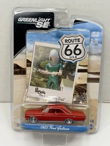 Greenlight Route 66 1965 Ford Galaxie Illinois The Launching Pad, tarjeta coleccionable - Imagen 1 de 13