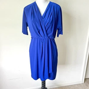 ELIZA J Plissee Faux Wickel Jersey Strickkleid—Gr. 6 - Bild 1 von 14
