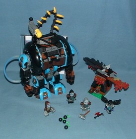 LEGENDS OF CHIMA, GORZAN'S GORILLA STRIKER SET NO. 70008 - LEGO - 2013 - USED