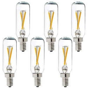 LiteHistory Dimmable T6 led Bulb 25W Candelabra led 2700K Clear 200lm 2W e12 ... - Picture 1 of 7