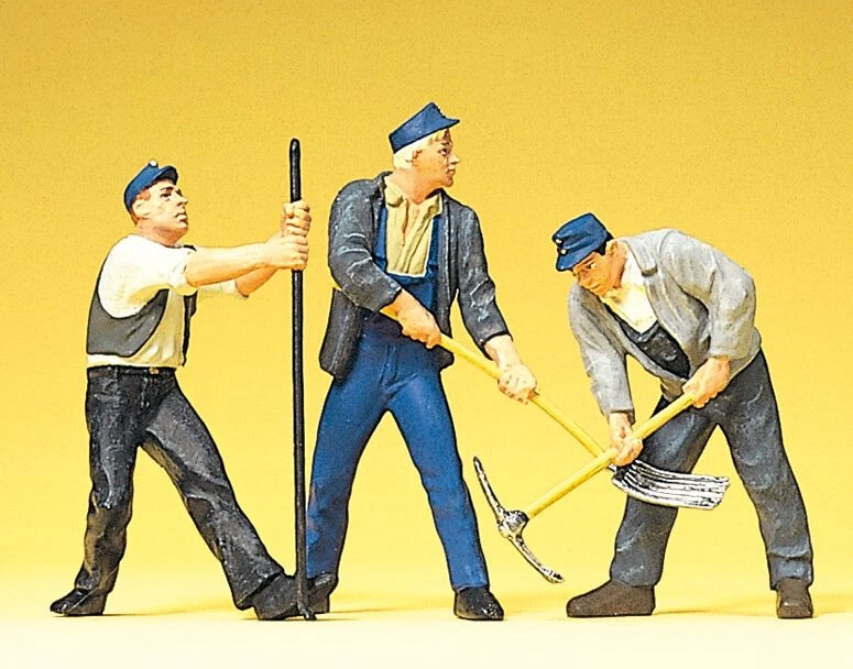 Preiser Spur I 1:32 63056 Figurensatz Gleisbauarbeiter NEU OVP - Bild 1 von 1