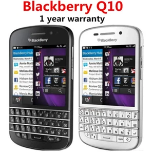 Original Blackberry Q10 16GB BlackBerryOS 4G Unlocked Smartphone- New Sealed - Afbeelding 1 van 19