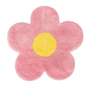 Sass & Belle Flower Non-Slip Pink Bathroom Bath Mat Home Rug Kids Children Girls - Picture 1 of 2
