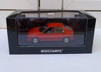 Renault 19 5door 1992 red Minichamps 400113700 MIB 1:43 4 5 6 8 9 11 16 25 RARE - Imagen 1 de 4