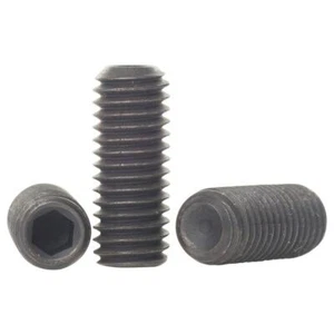 M2 M2.5 M3 M4 BLACK HIGH TENSILE CUP POINT GRUB SCREWS HEX SOCKET SET SCREW 14.9 - Picture 1 of 1