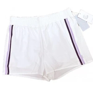 Neu Johnny Was Calme Elements Wandershorts weiße Streifen mit lila Damen Medium - Bild 1 von 8