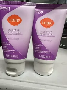 NEW Lot Of 2 Pack Lume Acidified Body Wash Lavender Sage 1.5 oz. TRAVEL Size - Picture 1 of 2