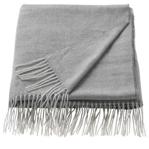 IKEA HOLMVI 47x63 " Gray Throw 305.135.98