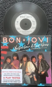 Bon Jovi – You Give Love A Bad Name 7'' Vinyl 1986 CLEANED/TESTED EX VIDEO CLIP - Bild 1 von 8