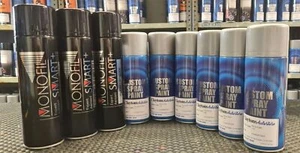 X6 AEROSOLS SPRAY PAINT X3 LACQUER FOR DUCATI GOLDEN BRONZE - Picture 1 of 4