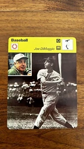 1977 Sportscaster baseball Joe DiMaggio photo card #02-08 - Picture 1 of 2