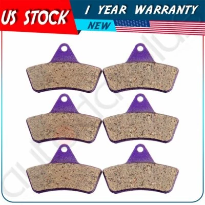 Carbon fiber Front & Rear Brake Pads For Arctic Cat 400 2000 2001 2003 2004 4x4 - Image 1 of 4