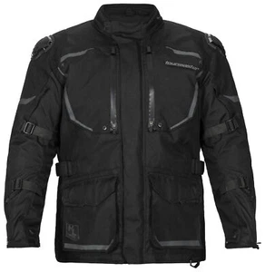 Chaqueta de motocicleta Tourmaster The Trek Adventure Touring negra para hombre - Imagen 1 de 2